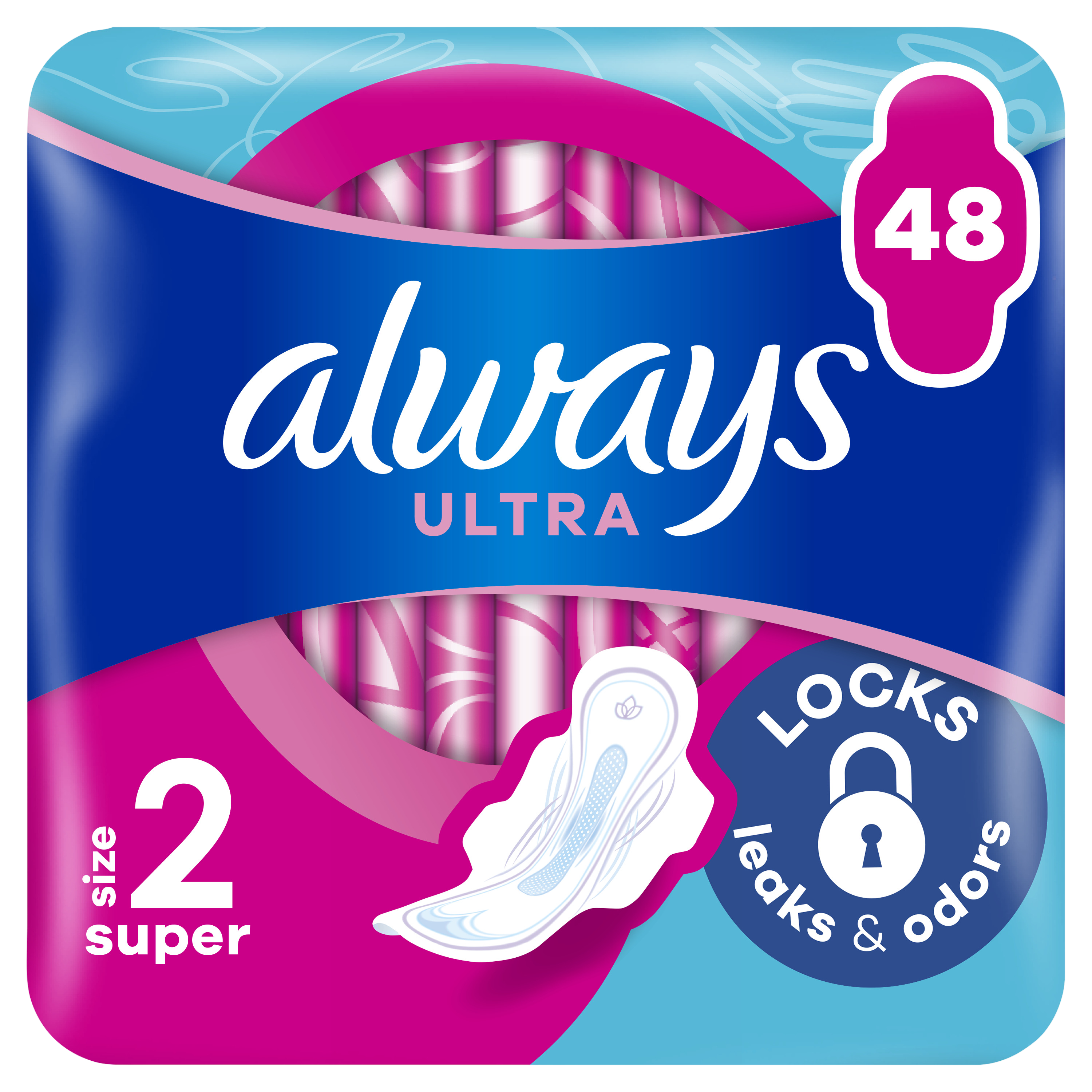 Always Ultra Day hygienické vložky 48 ks koupíte na Pilulka.cz