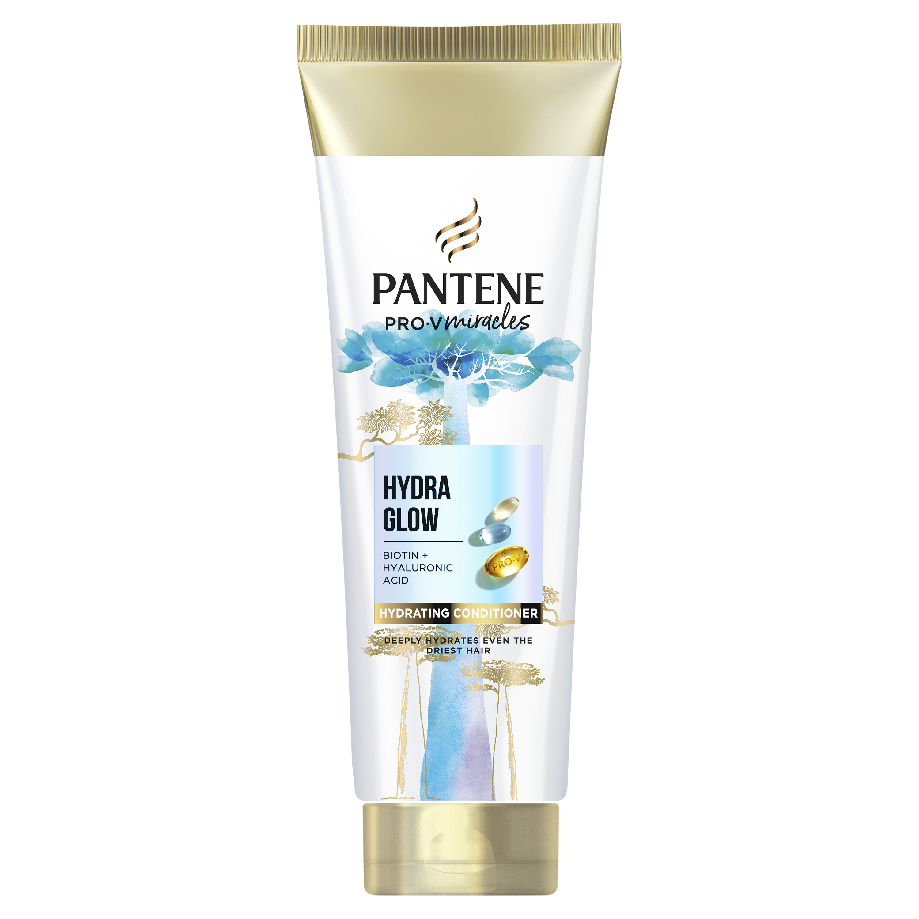 Pantene Pro-V Miracles Hydra Glow Hydrating Conditioner, Kondicionér na suché poškozené vlasy s Biotinem 160 ml