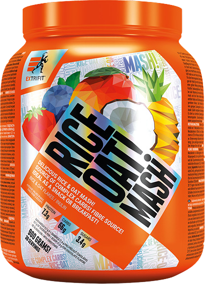 EXTRIFIT Rice Oat Mash čučoriedka 900 g