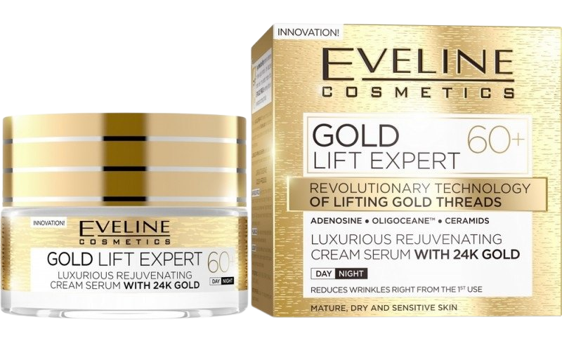 EVELINE Gold Lift Expert Day & Night cream 60+ 50 ml