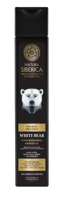 NATURA SIBERICA Osviežujúci sprchový gél Biely Medveď 250 ml