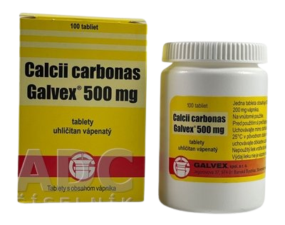 GALVEX Calcii carbonas 100 tabliet kúpite na Pilulka.sk