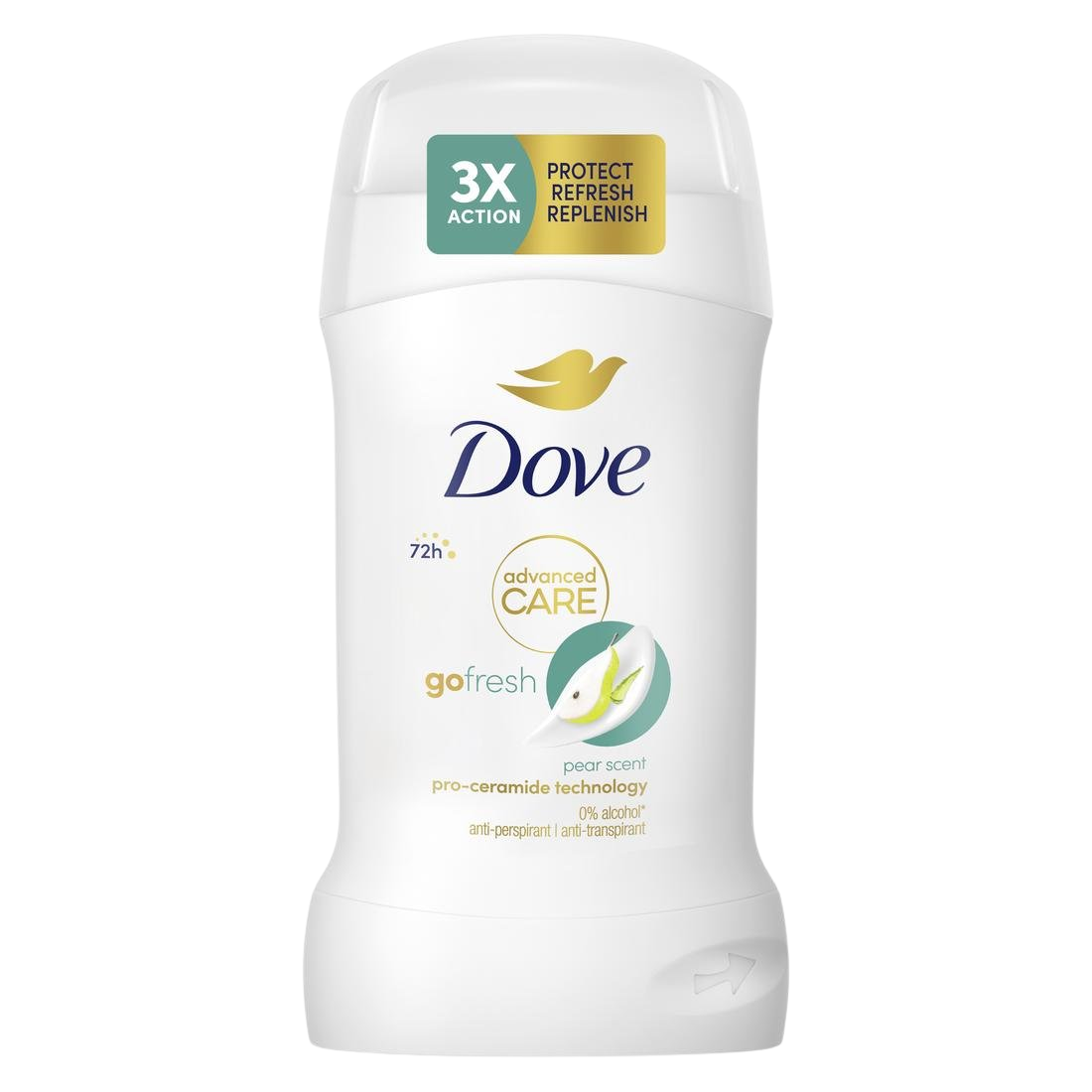 DOVE Advanced Care Pear&Aloe Vera tuhý antiperspirant 50 ml