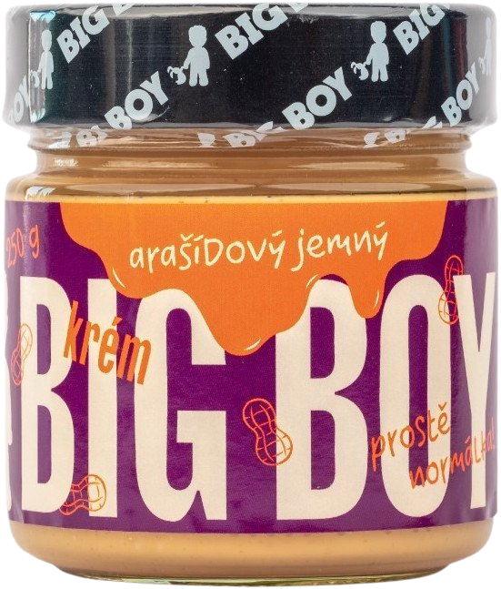 BIG BOY Arašidový krém jemný 250 g
