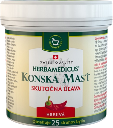 HERBAMEDICUS Konská masť hrejivá 250 ml
