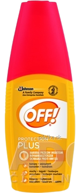 OFF! PROTECTION PLUS rozprašovač repelent 100 ml