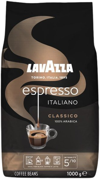 LAVAZZA Espresso Italiano Classico Káva zo zrniek. 1000 g