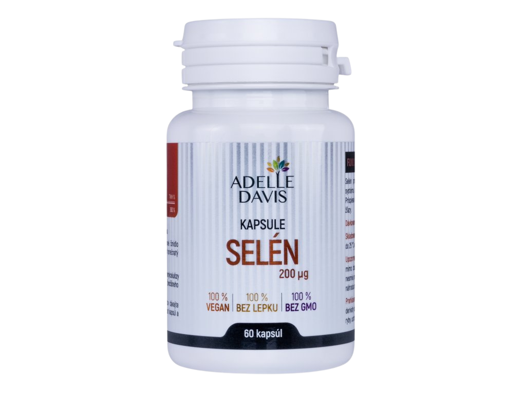 Adelle Davis Selén 200 mcg 60 kapsúl