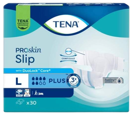 TENA Slip Plus L inkontinenčné nohavičky 30 ks