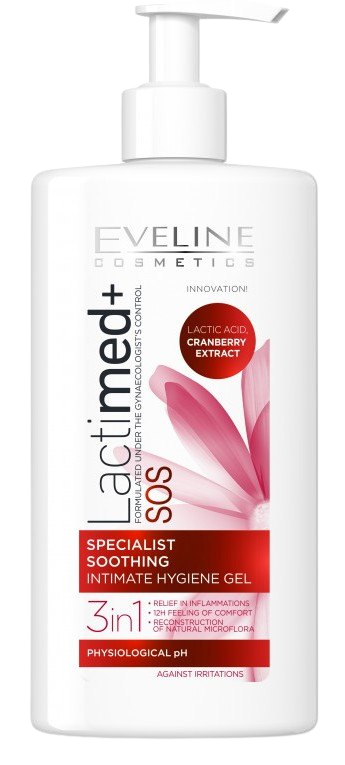 EVELINE LactiMED Intímny gél na upokojenie 3v1 250 ml
