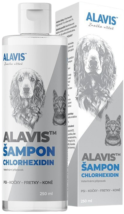 ALAVIS Šampón Chlórhexidín pre psov a mačky 250 ml kúpite na Pilulka.sk