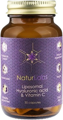 NATURLABS Kyselina hyaluronová + Vitamin C liposomální 30 kapslí