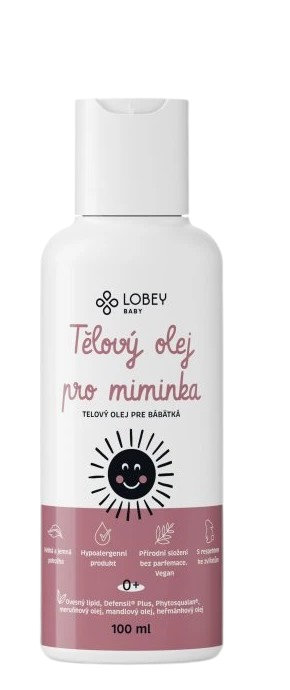 LOBEY Tělový olej pro miminka 100 ml