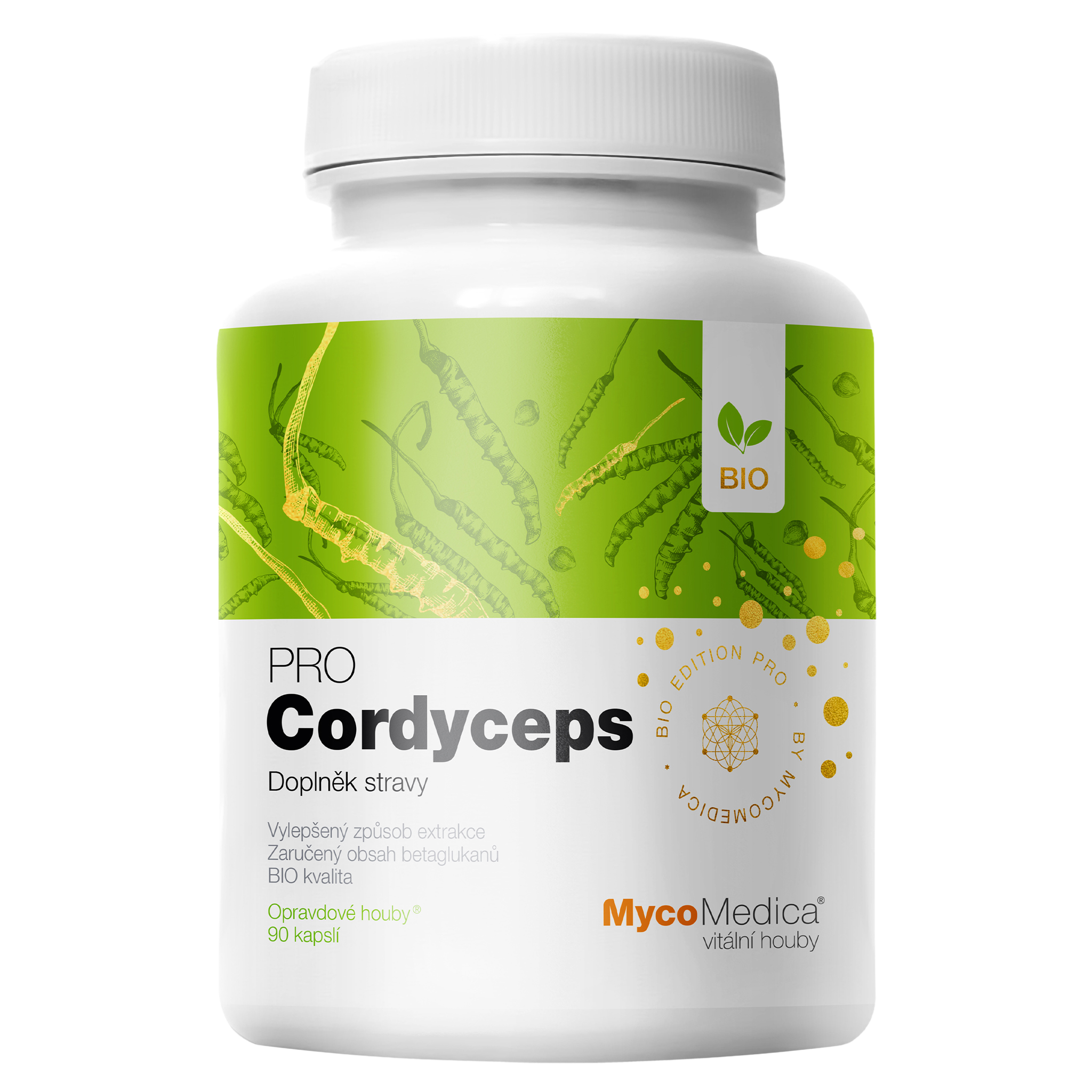 MycoMedica Cordyceps PRO 90 kapslí