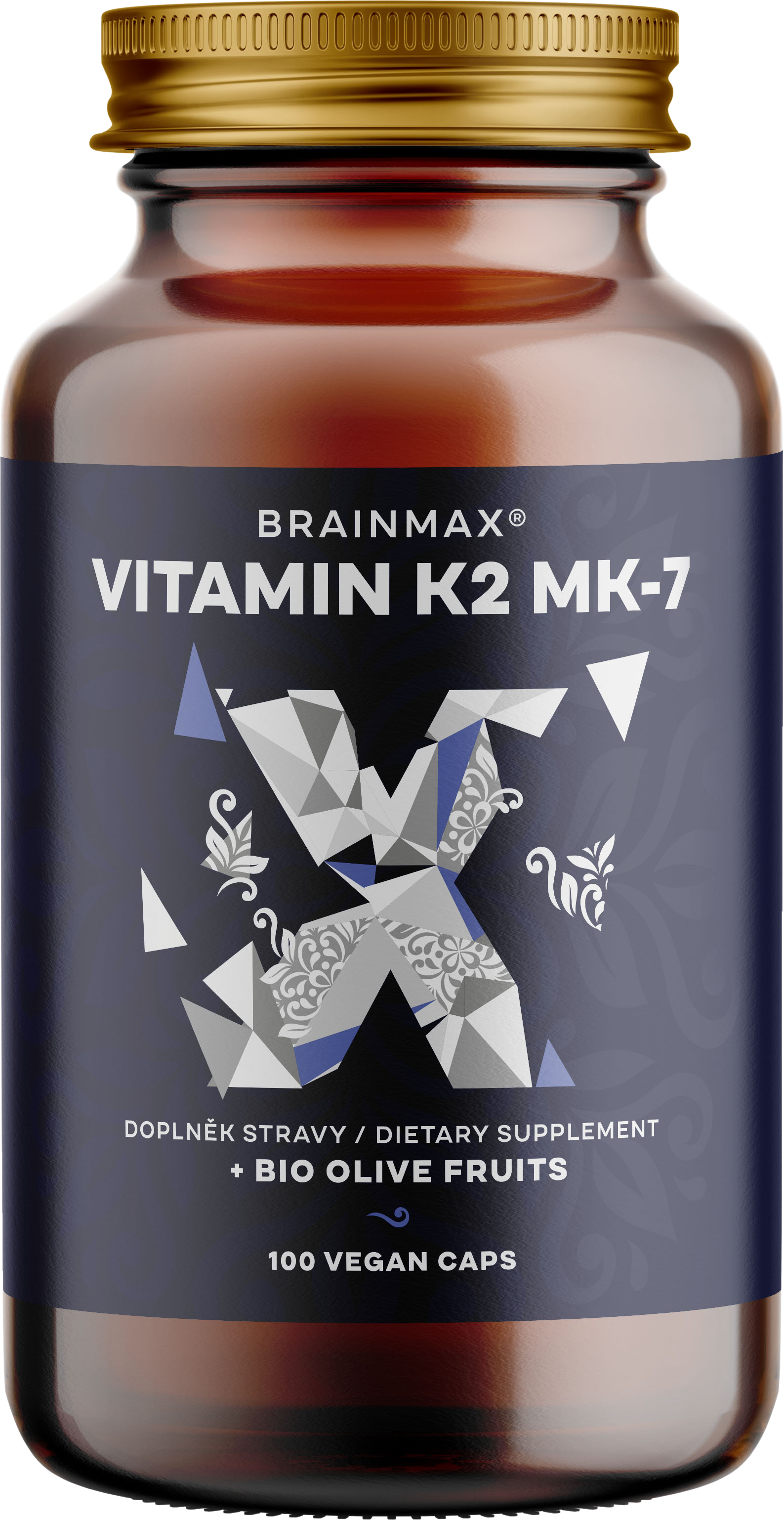 BRAINMAX Vitamin K2 jako MK7 100 kapslí