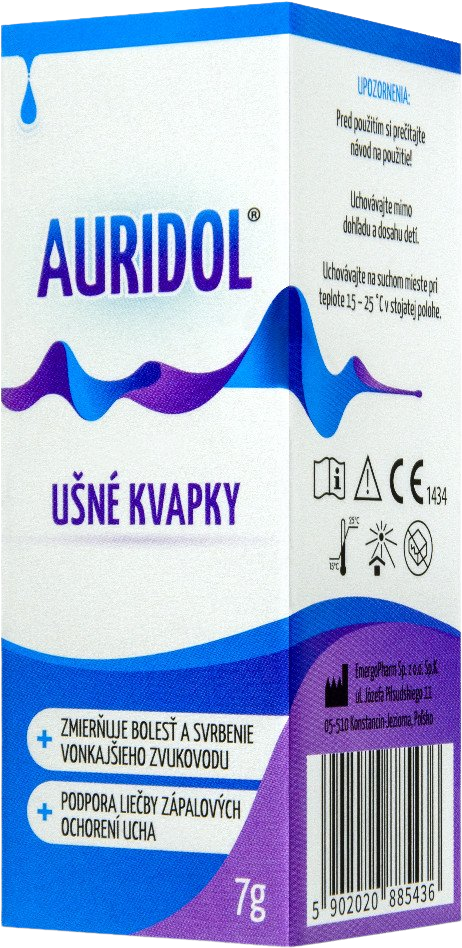 AURIDOL ušné kvapky 7 g kúpite na Pilulka.sk