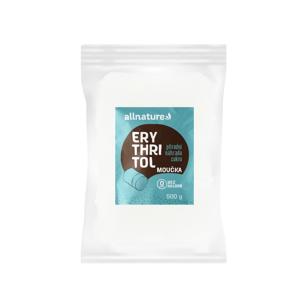 Allnature Erythritol múčka sladidlo bez kalórií 500 g