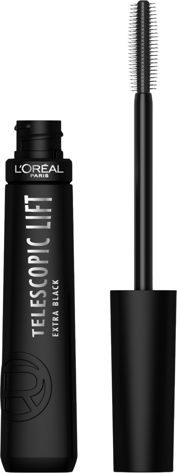 L'ORÉAL PARIS Telescopic Lift Extra Black maskara, 9.9 ml