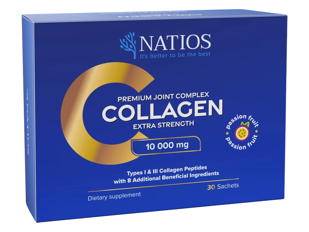 NATIOS Collagen Premium Joint Complex, Komplex na klouby, 10 000 mg 30 sáčků
