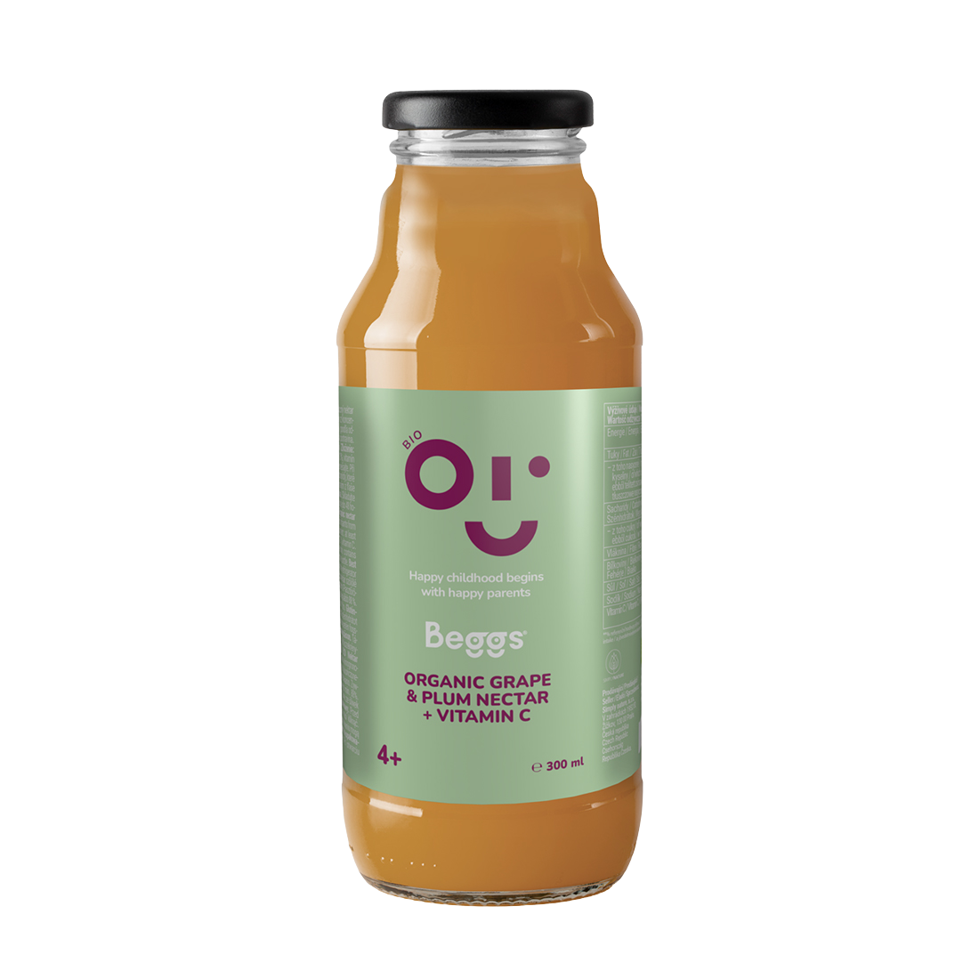 Beggs Nektar hroznové víno&švestka 4+m BIO 300ml koupíte na Pilulka.cz