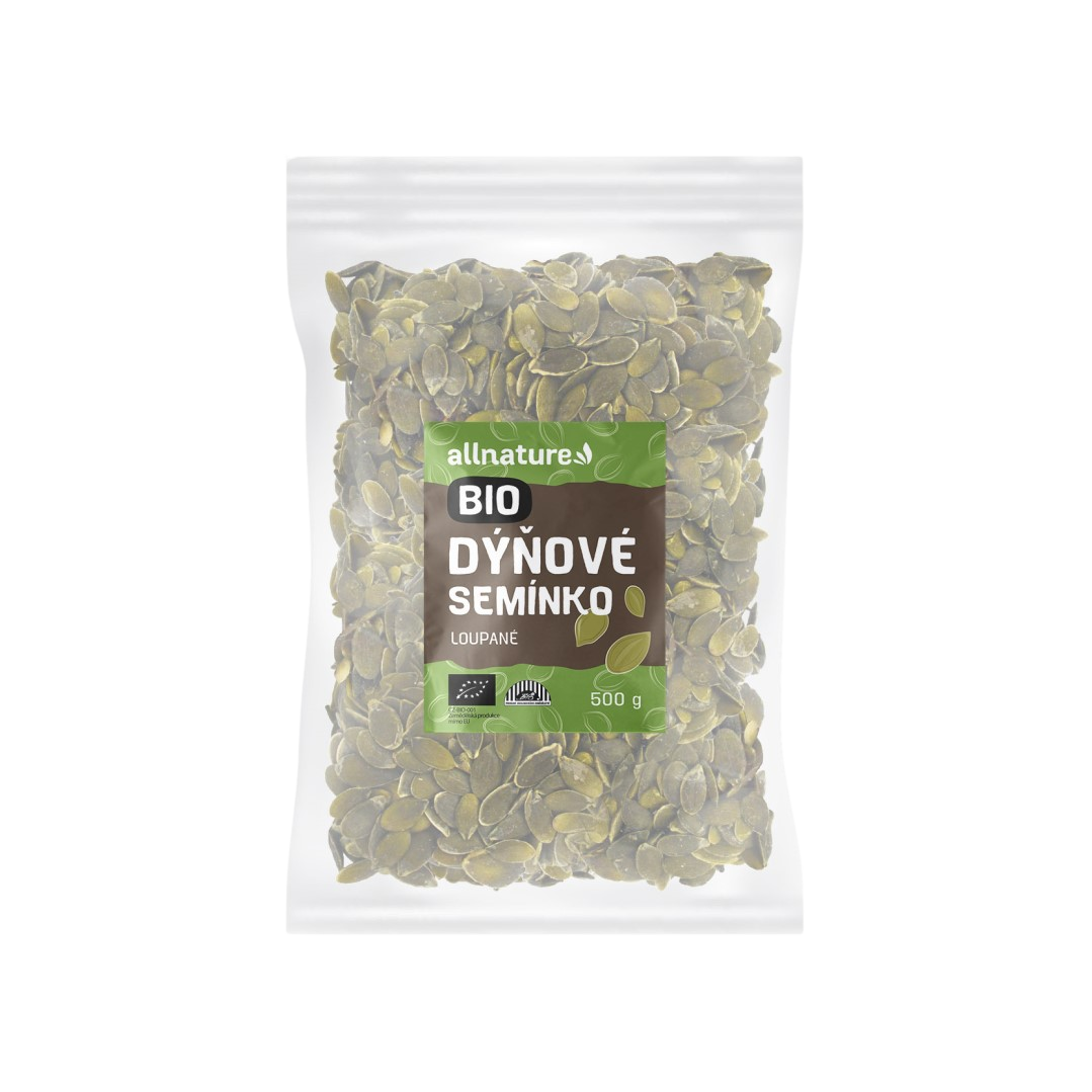 Allnature Tekvicové semienko BIO semienka v BIO kvalite 500 g