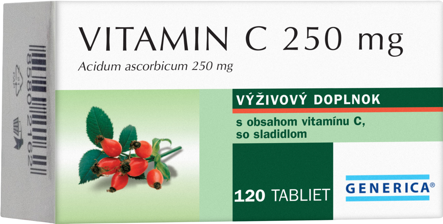 GENERICA Vitamin C 250 mg 120 tabliet kúpite na Pilulka.sk