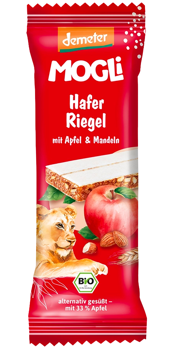 MOGLi BIO Ovesná tyčinka jablko a mandle 25 g koupíte na Pilulka.cz