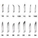 SURGEON Skalpelové čepielky č.24 sterilné 100 ks kúpite na Pilulka.sk