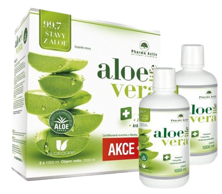 PHARMA ACTIV Aloe Live 1000 ml 1+1 ZADARMO kúpite na Pilulka.sk