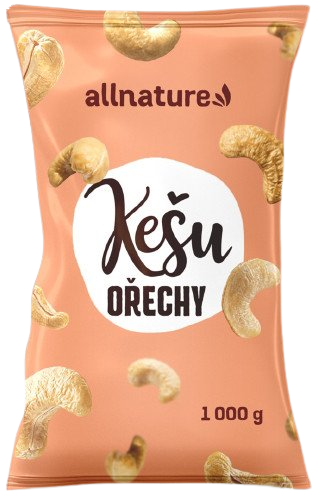 Allnature Kešu orechy orechy natural 1000 g