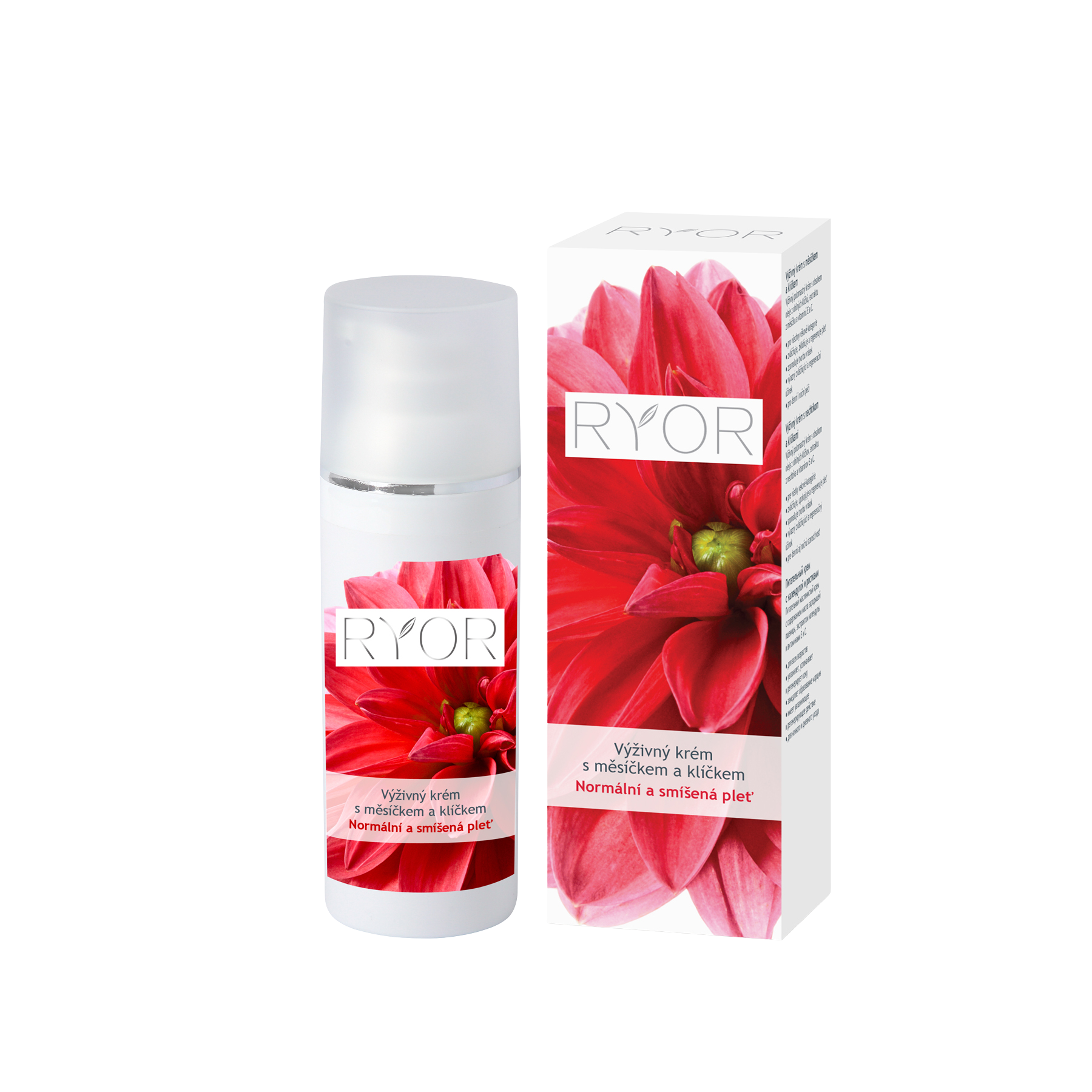 RYOR Výživný krém s nechtíkom a klíčkami 50 ml