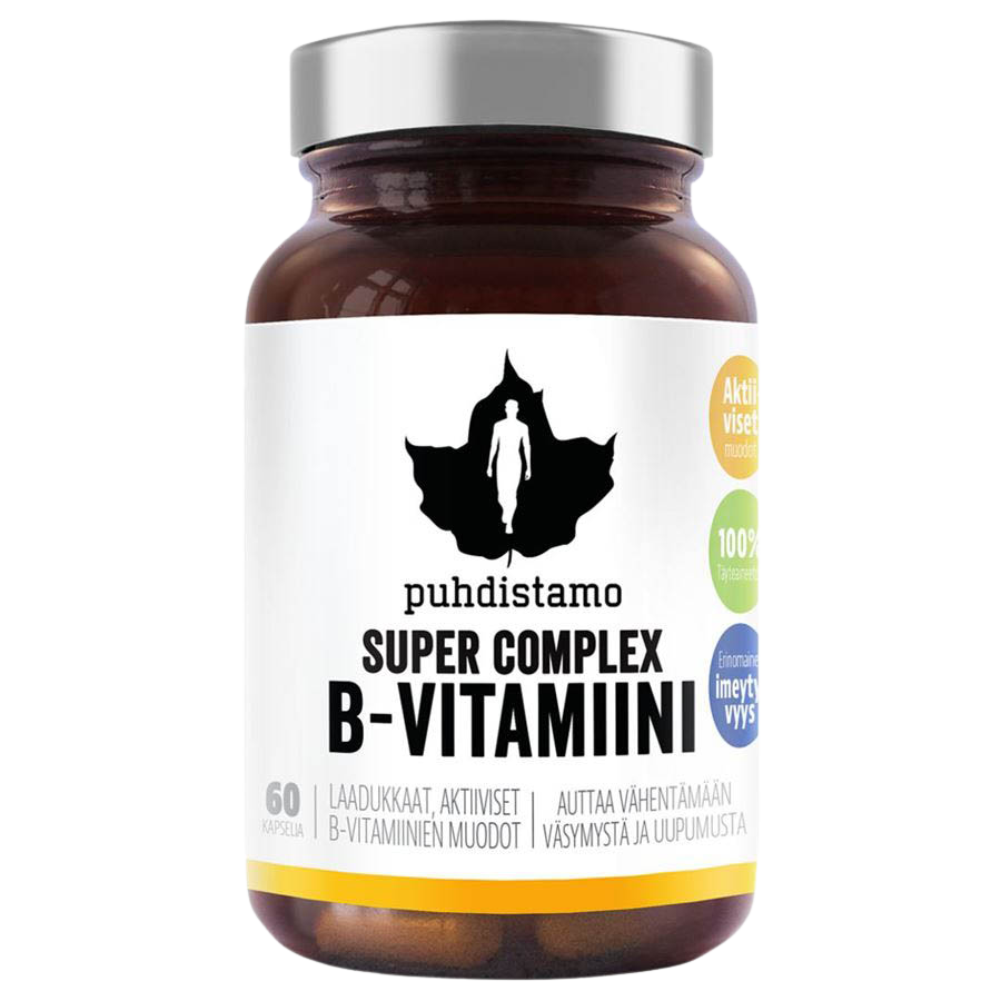 PUHDISTAMO Super vitamin B complex 60 kapsúl