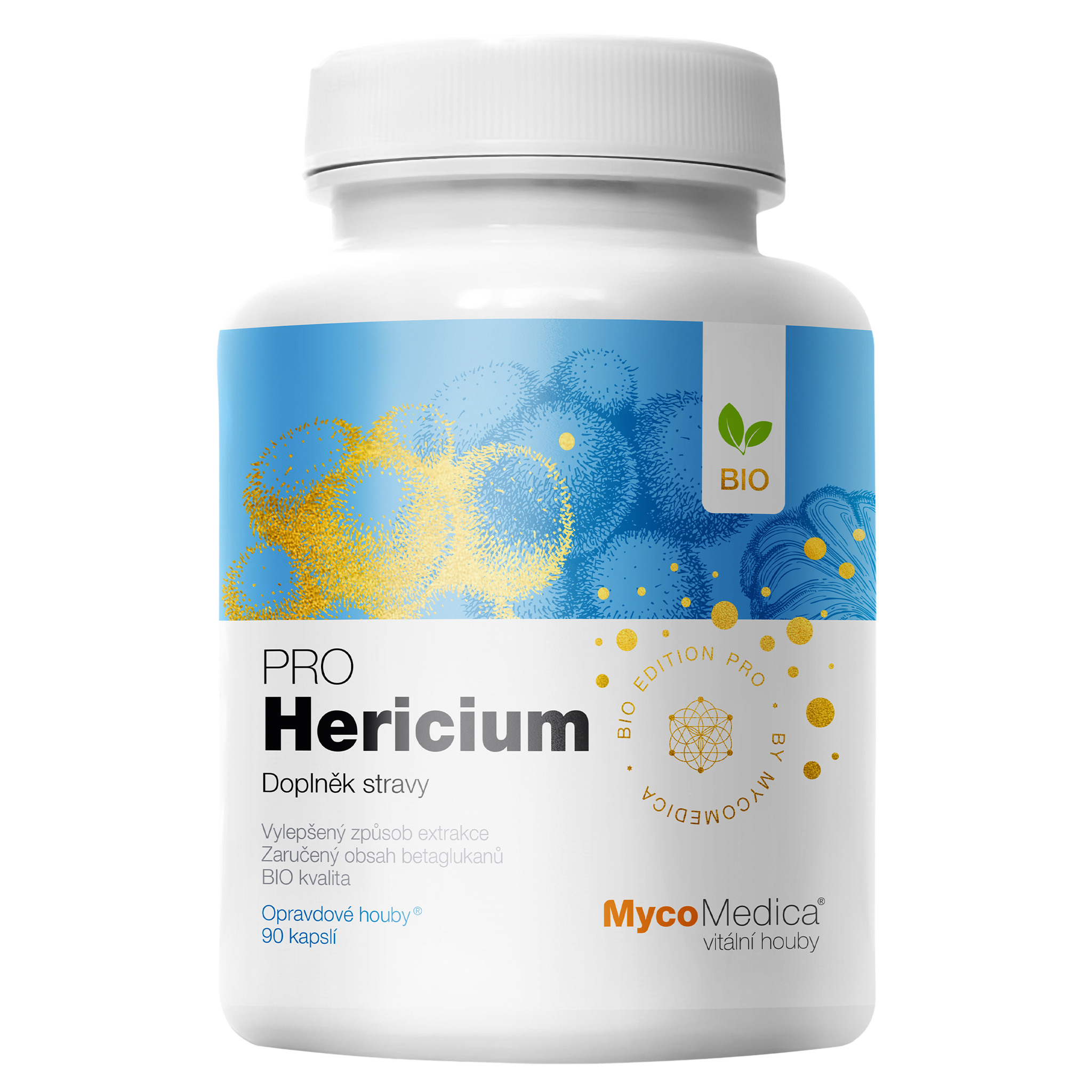 Fotografie MYCOMEDICA BIO Hericium PRO 90 kapslí