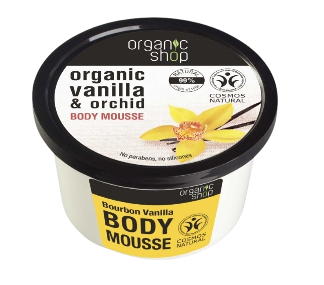 ORGANIC SHOP Telová pena Vanilka Bourbon 250 ml