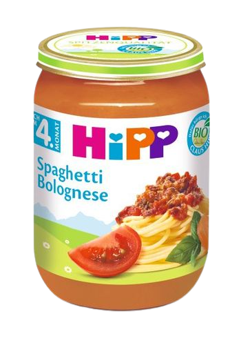 Hipp BIO bolonské špagety detský príkrm bez prídavku soli 190 g kúpite na Pilulka.sk