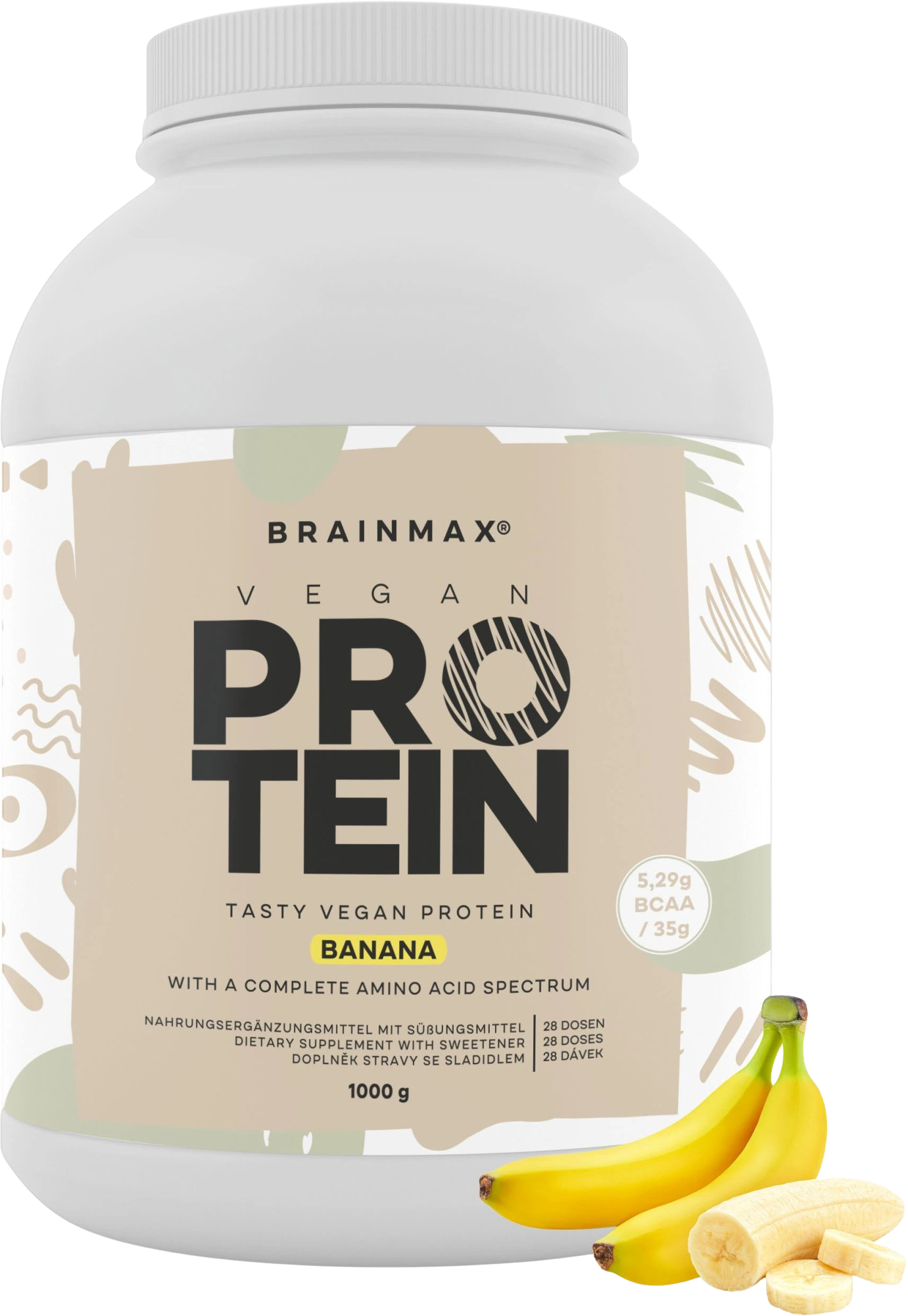 BrainMax Vegan protein 1000 g