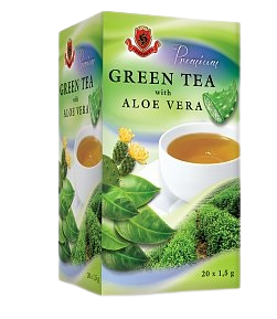 HERBEX Premium green tea s aloe vera 20 x 1,5 g
