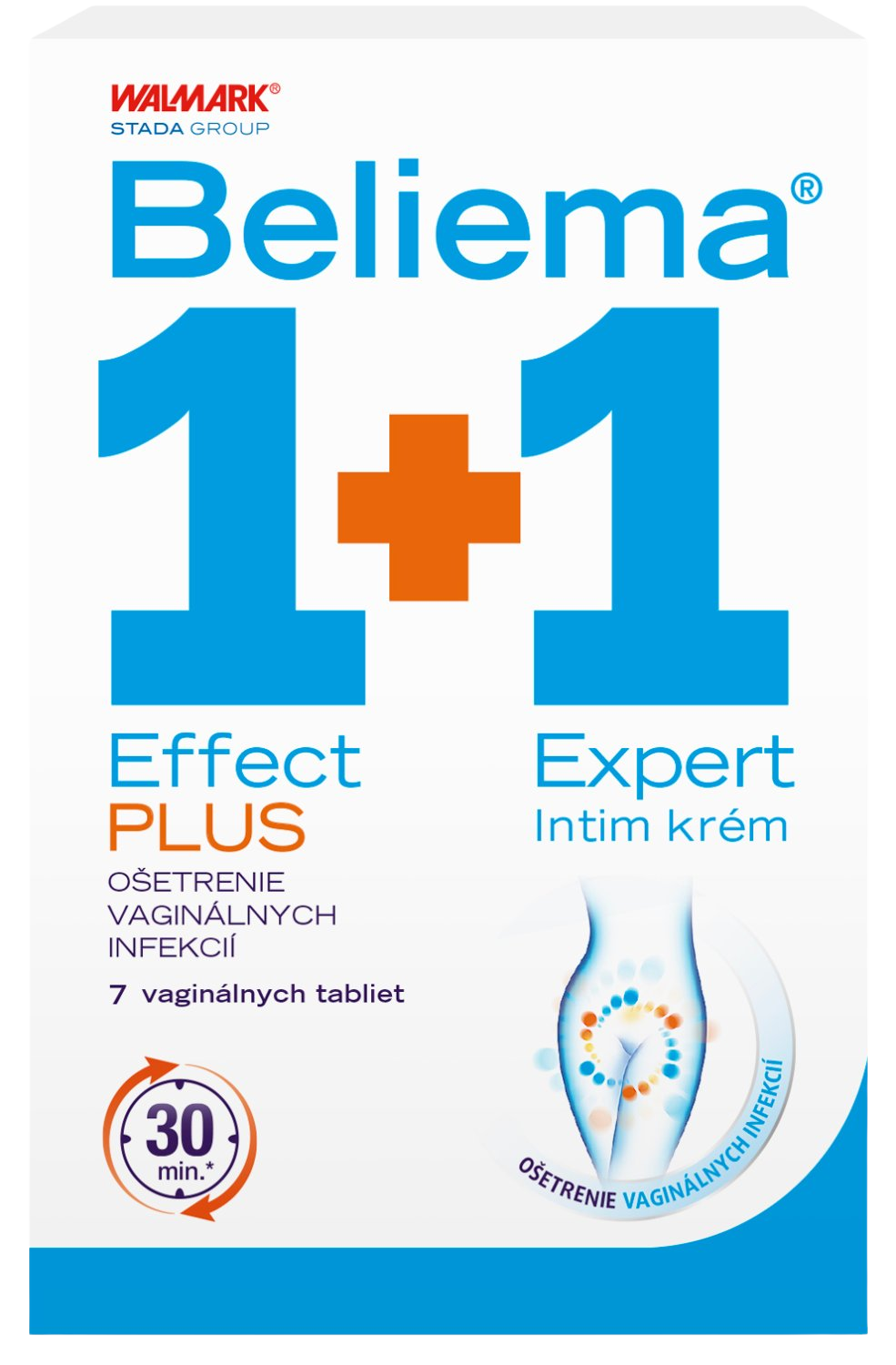 BELIEMA Effect PLUS 7 vaginálních tabliet + Expert Intim krém 30 ml kúpite na Pilulka.sk