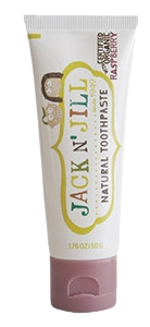 JACK N' JILL prírodná zubná pasta Organic MALINA 50 g kúpite na Pilulka.sk