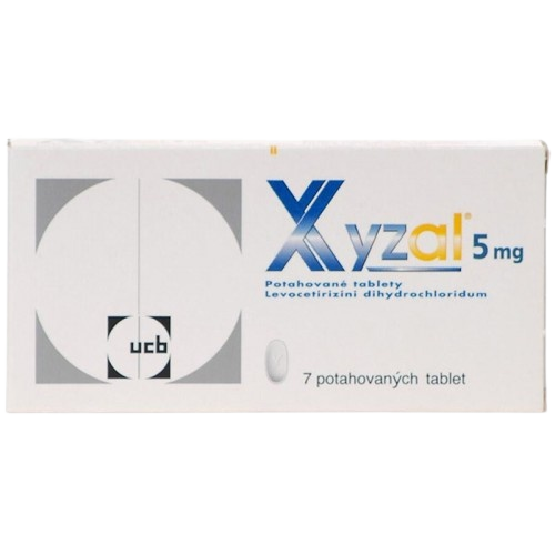 XYZAL flm 5 mg 7 tabliet