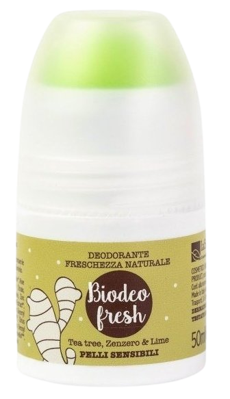 LASAPONARIA Deodorant roll-on osviežujúci sa zázvorom a citrónom BIO 50 ml