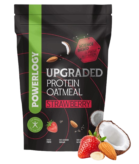 POWERLOGY Upgraded Protein Oatmeal Strawberry 350 g