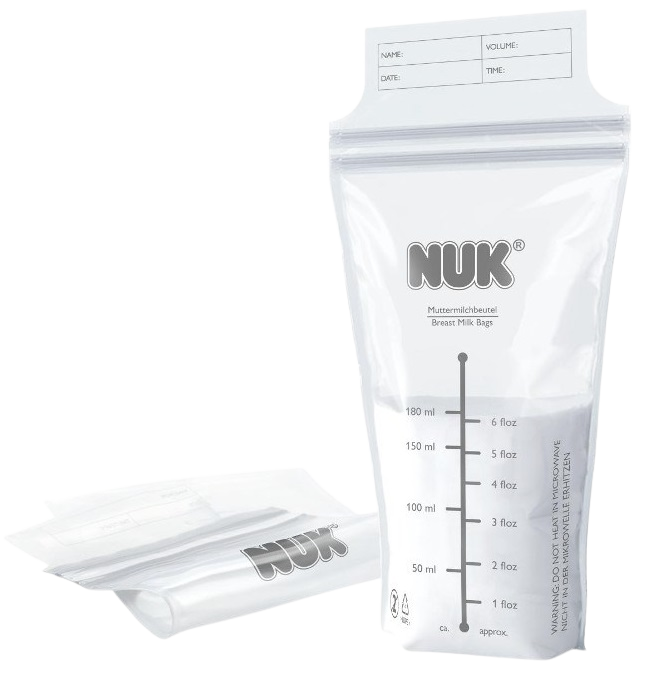NUK Breast Milk Bag vrecúško na uchovanie materského mlieka 25 ks