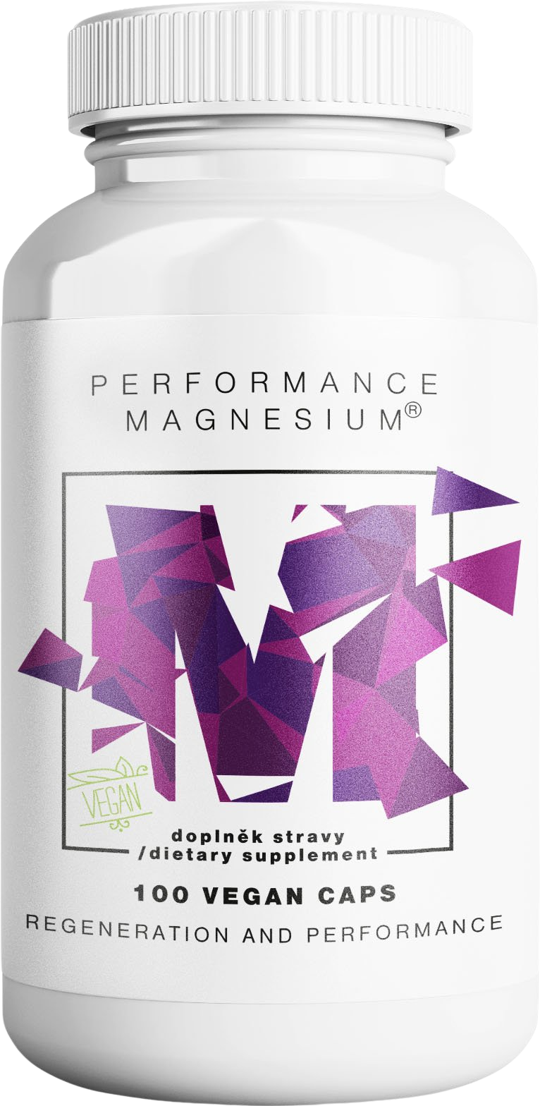 BRAINMAX PERFORMANCE Performance Magnesium®, 1000 mg, Hořčík 200 mg + Vitamín B6 P5P, 100 vegan kapslí 100 kapsúl