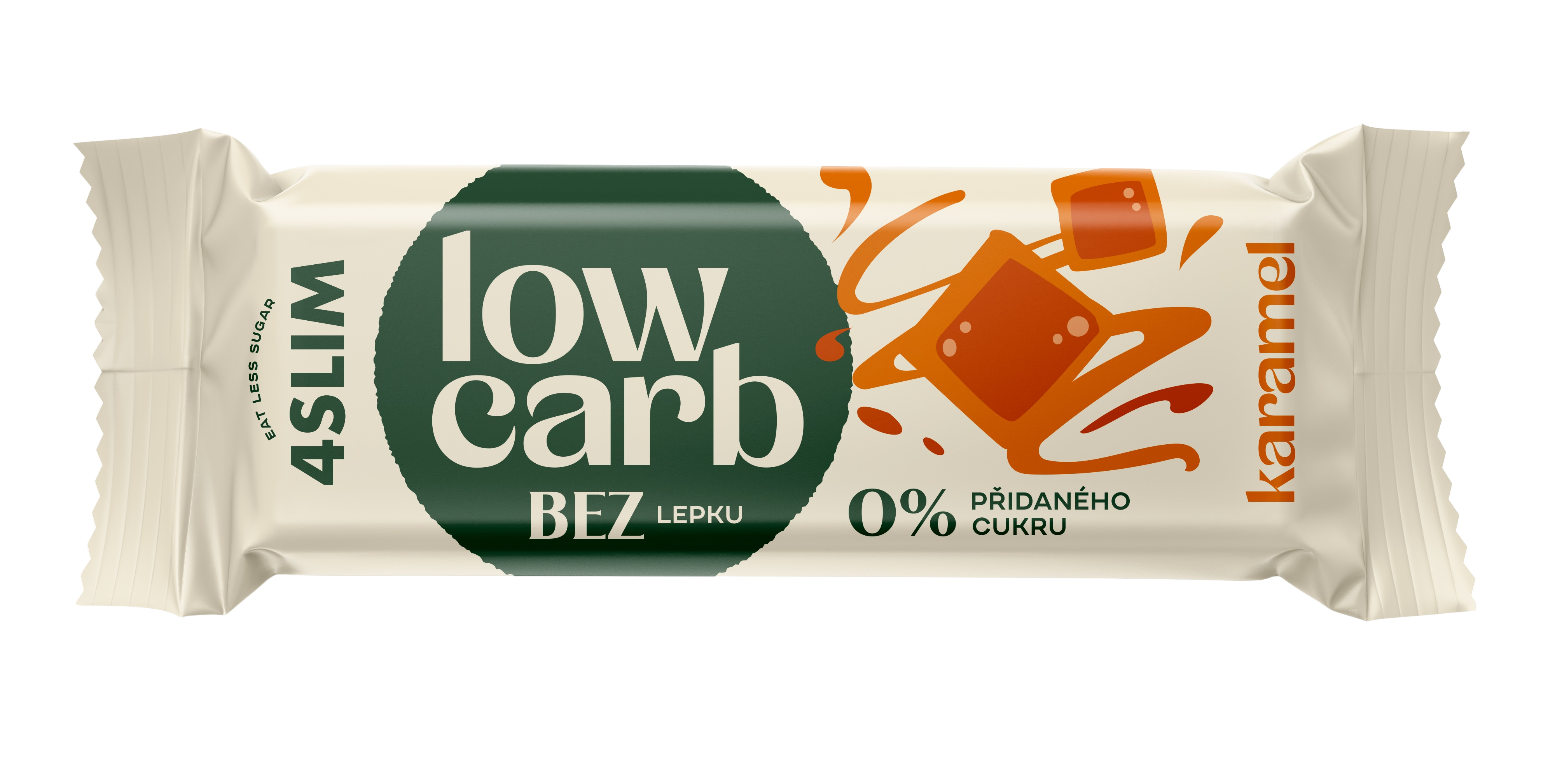Fotografie 4SLIM LOW CARB karamel 35 g