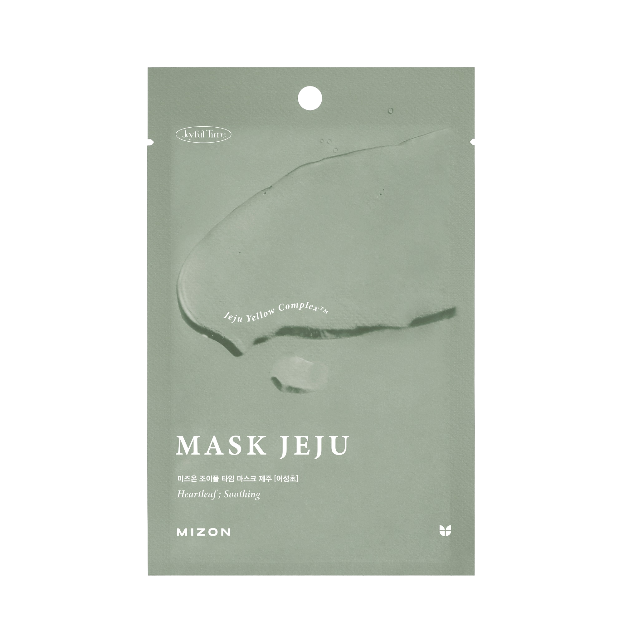 Mizon Joyful Time Mask Jeju Heartleaf pleťová maska 23 g koupíte na Pilulka.cz
