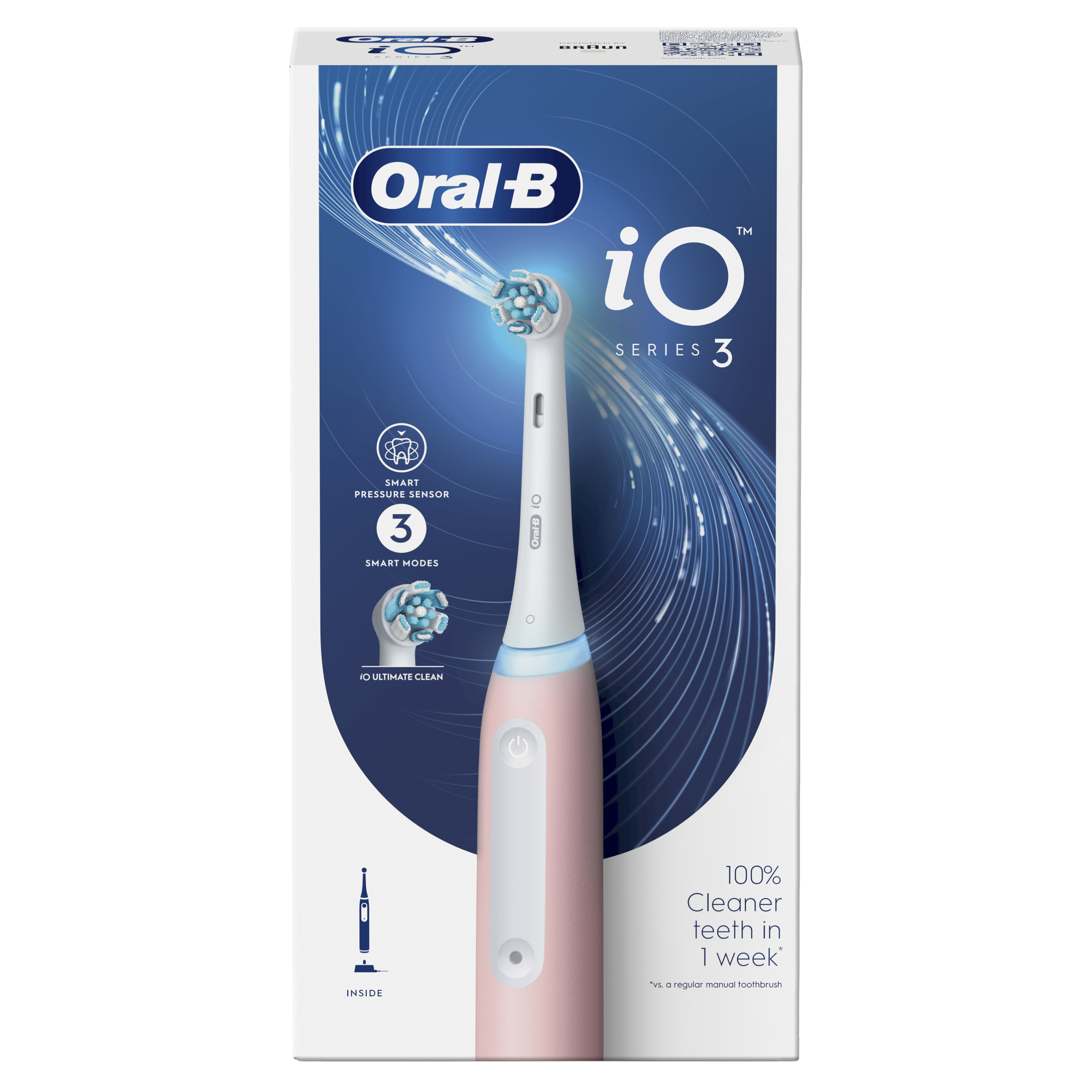 ORAL-B Series iO 3 pink elektrická zubná kefka kúpite na Pilulka.sk