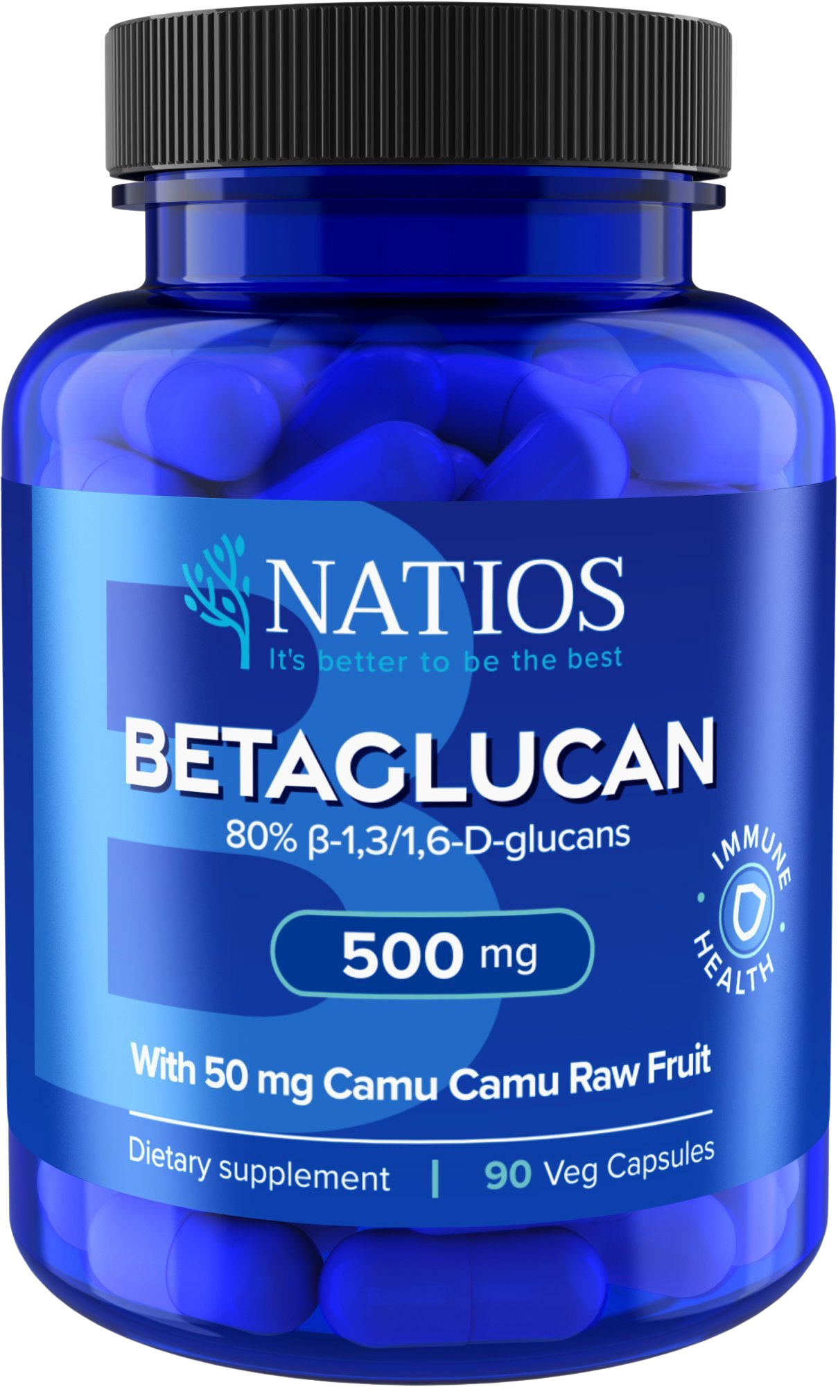 NATIOS Betaglucan 500 mg 90 kapsúl
