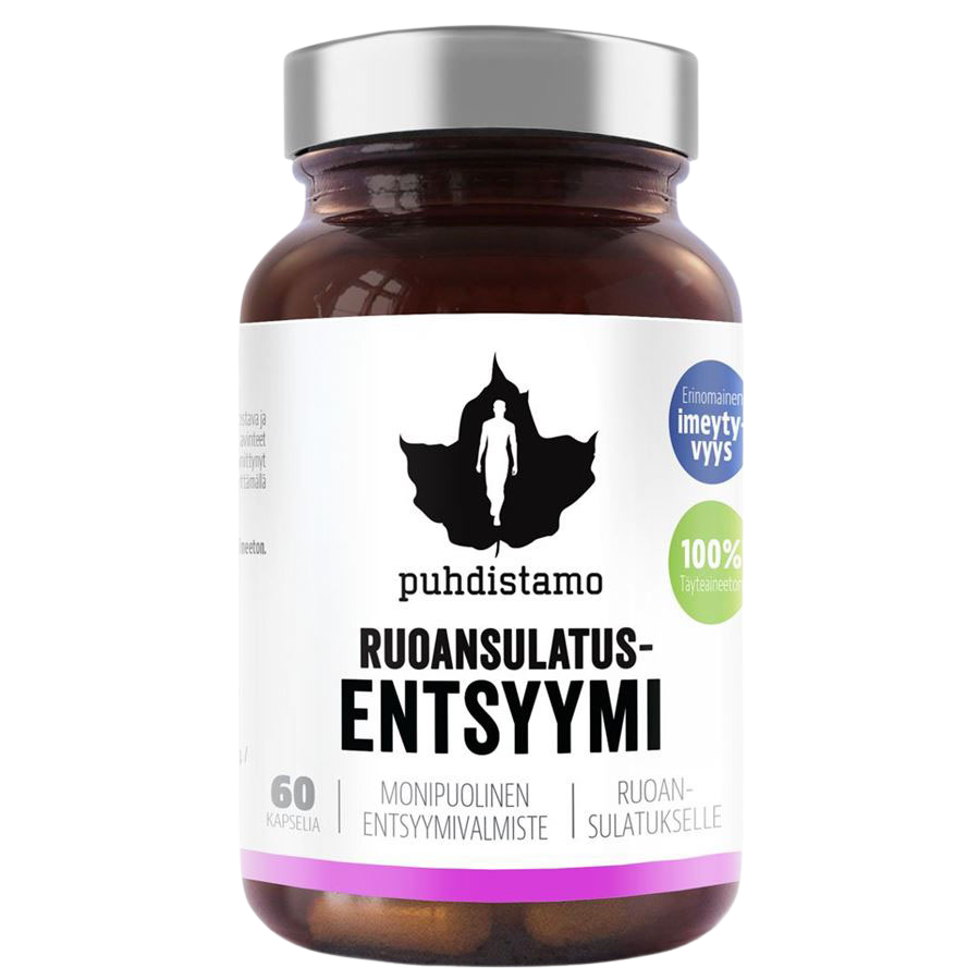 PUHDISTAMO Digestive Enzymes (Tráviace enzýmy) 60 kapsúl