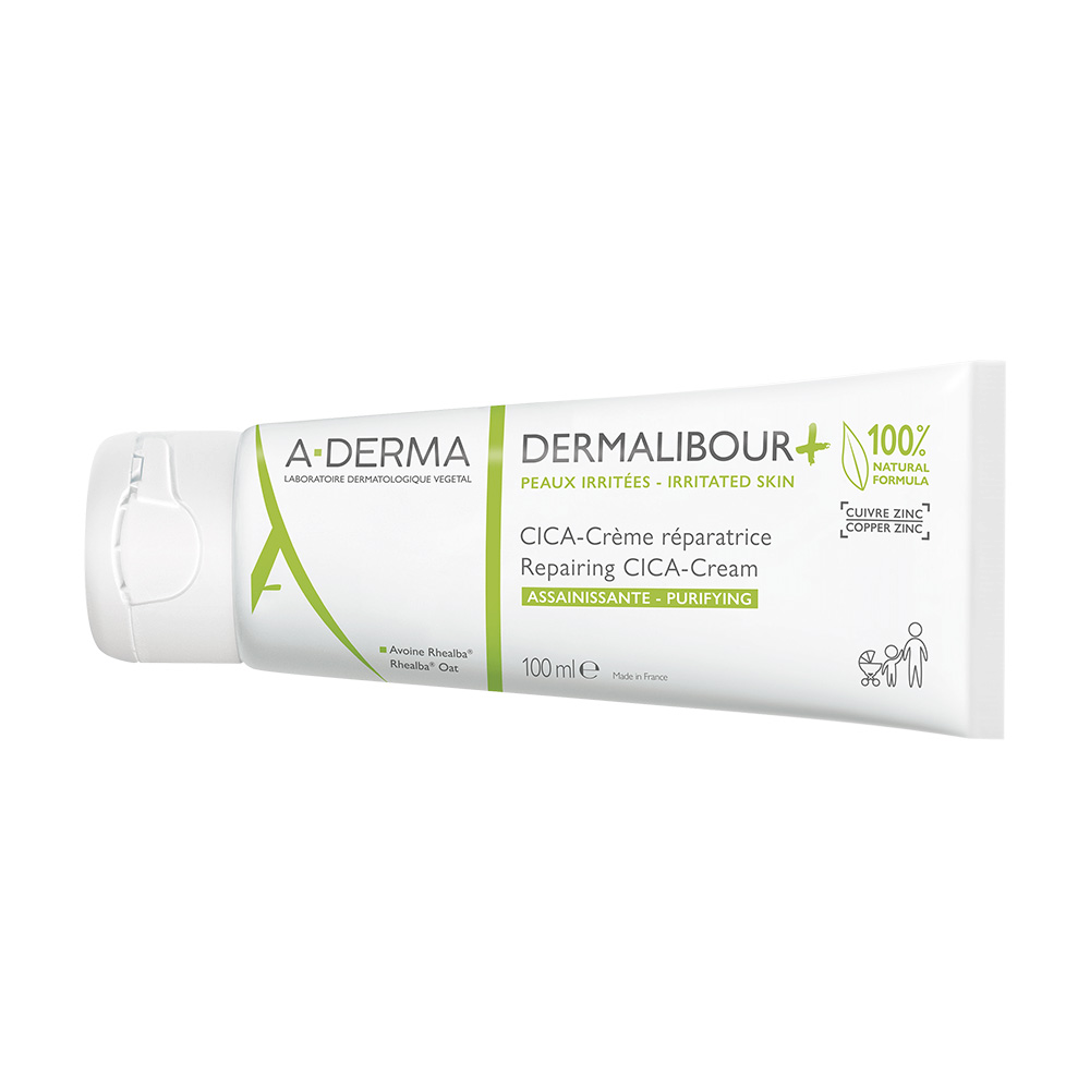 A-Derma Dermalibour+ Reparační CICA-Krém pro podrážděnou pokožku 100 ml